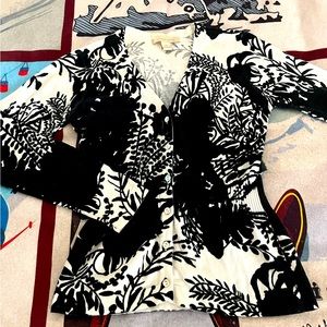 Jonathan Martin black/white Cardigan sz S